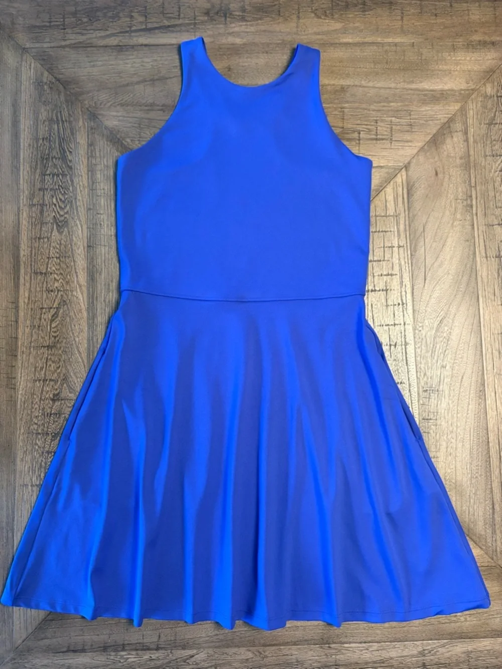 Athleta Conscious Dress in
Lazurite Blue  Size Medium/Tall - Picture 2 of 6